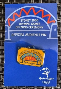 Sydney 2000 Olympic Opening Ceremony Pin – Official Audience PIn - Picture 1 of 2