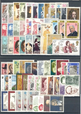 1980 EUROPA CEPT complete year set MNH Cover