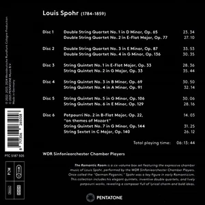 WDR SINFONIEORCHESTER CHAMBER PLAYERS ROMANTIC ROOM: CHAMBER WORKS BY SPOHR NEW - Picture 1 of 1