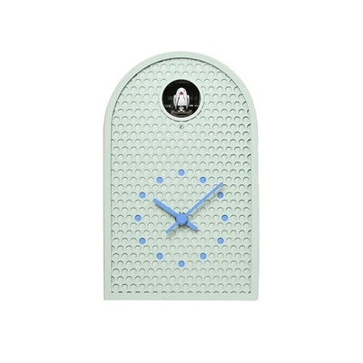Lemnos COO Cuckoo Clock Wall & Tabletop Mint Birdhouse Perforated Metal Mesh - Image 1 of 3