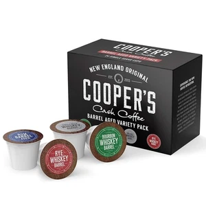 Cooper’s Cask Kaffee Bourbon Fass Aged Kaffeepads Variety Pack Set - Einzeln... - Bild 1 von 7