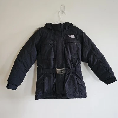 The North Face Hyvent Parka With Belt And Fur Collar Hood Jacket, Size XS - Image 1 of 4