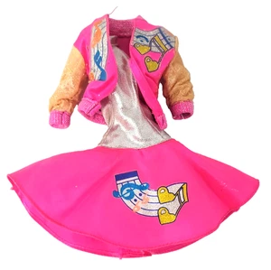 Vintage 1987 Mattel Barbie & The Sensations Barbie Superstar Dress Only No Doll. - Bild 1 von 11