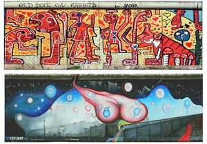 1 32 / 1 35 SCALE SHEET BERLIN WALL SCENIC SET 1 - Picture 1 of 1