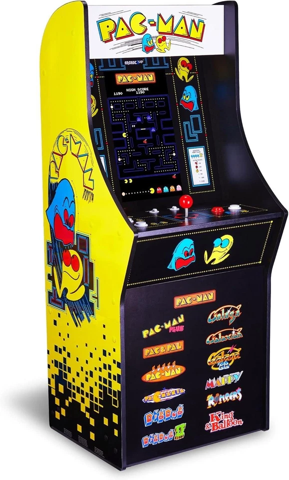 PAC-MAN Classic SE Arcade Game Machine 1.22 m Cabinet Arcade1Up 13 Classic Games - Image 1 of 4