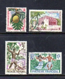 French Polynesia Stamps - Scott #'s 192, 193-4, 195 - Used - Picture 1 of 1