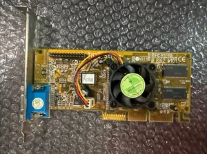 NVIDIA TNT2 Series 16MB VGA AGP 4x Vintage Retro Graphics Card w/ Cooling Fan - Picture 1 of 3