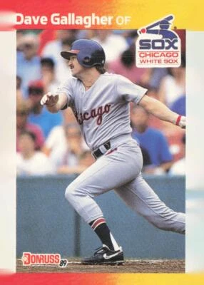 1989 Donruss #384d Dave Gallagher - Image 1 of 2