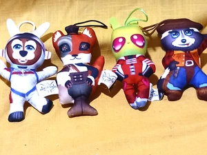 Lot of 4 - McDONALD'S The Masked Singer Plush Happy Meal Toys - Picture 1 of 5