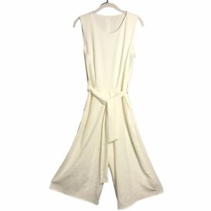 Bishop + Young Rachel Crop Jumpsuit in White - Size Large