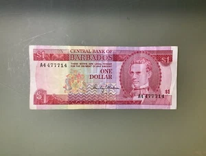 Barbados 1 Dollar 1973 Circulated - Picture 1 of 2