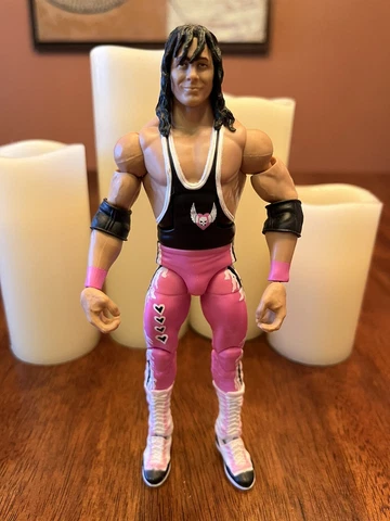 WWE Elite Bret “Hitman” Hart Action Figure (updated arms) Cover