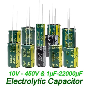 Hochfrequenz LOW ESR Radial Elektrolyt Kondensator 1uF - 22000uF 10V - 450V - Bild 1 von 6