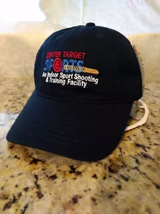 GORRA TOTALMENTE NUEVA CON ETIQUETA CENTRO TARGET DEPORTES DE ALTA CALIDAD BORDADA CORREA TRASERA - Imagen 1 de 3
