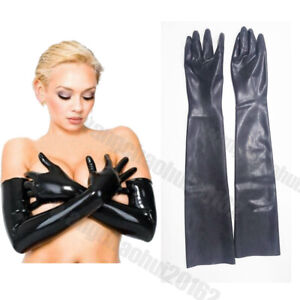 3D Moudl Opera Long Gloves Rubber Moulded Seamless New 100% Latex Pure Latex