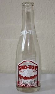 VINTAGE RARE SNO TOP BEVERAGES 7 OZ SODA BOTTLE BOONVILLE,NY ADIRONDACK SPRINGS - Picture 1 of 12