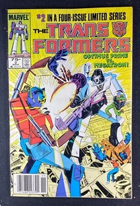 Transformers (1984) #2 Bien+ (6,5) Edición Periódico 2do Optimus Prime Megatron - Imagen 1 de 2