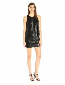 NWT Halston Heritage black sequin sheath dress Size 4 MSRP $395 - Picture 1 of 7