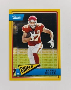 2018 Panini Classics Timeless Tributes Gold /99 Travis Kelce #50 - Picture 1 of 3