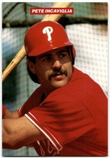 1993 Medford Philadelphia Phillies Photocards Pete Incaviglia #NNO