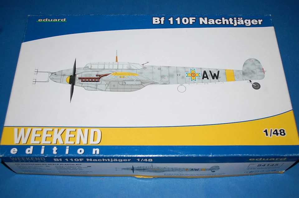 Eduard 84145 - Bf 110F Nachtjager scala 1/48 - Immagine 1 di 1