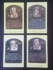 1981-97 National Baseball Hall of Fame & Museum Postcards Palmer Weaver Frank & 