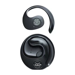 Ear Hook Mini Bluetooth 5.3 Headset Earphones For iPhone Android Samsung - Zdjęcie 1 z 19