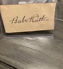 Babe Ruth Signed Cut Autograph JSA Authenticated