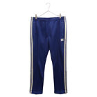 Needles 24SS NARROW TRACK PANT SIDE LINE PANTS BLUE/WHITE Used