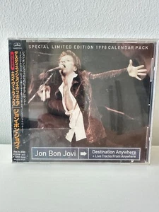 JON BON JOVI DESTINATION ANYWHERE + LIVE JAPAN PRESS LIMITED EDITION CALENDAR CD - Picture 1 of 3