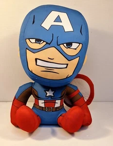 Marvel Avengers Captain America Plush 35cm Big Head Soft Toy w/ Tags - Picture 1 of 8