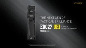 Nitecore EDC27 UHi 3100 Lumen Ultra Slim Flat EDC Work Lights Flashlight Torches - Picture 1 of 20
