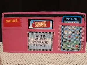 Car Auto Truck Visor Organizer Storage Pouch Phone Card Receipt Holder 25693 - Picture 1 of 3