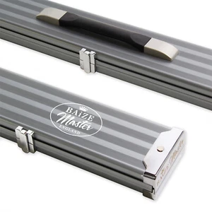 Baize Master 1pc 3 Cue PRO-LINE Aluminium Metal Ends Snooker/Pool Case GREY - Picture 1 of 6