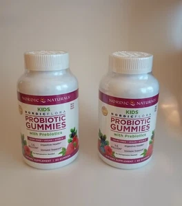 Nordic Naturals Kids Probiotic Gummies, 60 Count X2, exp. 0923 - Picture 1 of 1