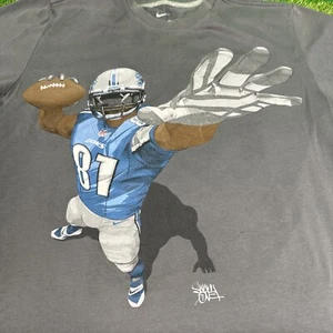 Detroit Lions Nike Vintage Calvin Johnson Tee Mens Size Medium - Picture 1 of 13