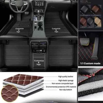 For BMW X1 X2 X3 X4 X5 X6 X7 Car Floor Mats Custom Luxury Carpets Liners Auto Foto 1 de 4