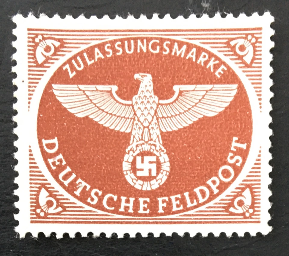 RELIQUIA DE LA SEGUNDA GUERRA MUNDIAL NAZI ALEMANIA MILITAR CORREO DE CAMPO SELLO COMO NUEVO ÁGUILA ESVÁSTICA  Foto 1 de 1