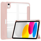 Clear Leather Folio Stand Case For Ipad 10.9 10th Air 5 4 10.2 9th Mini 6 Pro 11