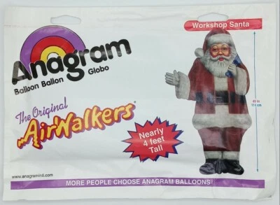 Globo vintage 2002 Anagrama "TALLER SANTA" Airwalkers 45" Foto 1 de 4