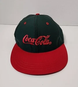 Coca Cola Hut Louisville Mfg. Co. Forest Green Rot Druckknopflasche Kappe USA mit Etikett - Bild 1 von 8