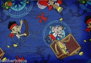 Springs ~ Disney's Jake Neverland Pirates ~ 100% Cotton Quilt Sewing Fabric BTY - Picture 1 of 3