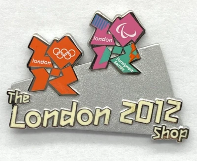 The London 2012 Shop Olympics Paralympics Metal Hat or Lapel Pin - Image 1 of 2