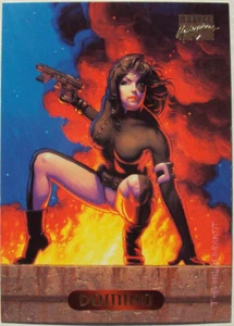 1994 Fleer Marvel Masterpieces Comic Card #32 Domino - Picture 1 of 2