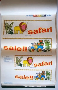 1970er Originalordner DEL MONTE kreative Werseidee 21,5 Zoll x 15,5 Zoll 66 PS - Bild 1 von 12