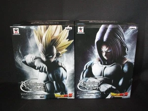 F113 Banpresto Dragonball Resolution Soldiers Figure Vegeta Trunks set Japan NEW - Picture 1 of 5