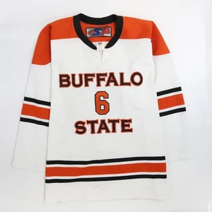Maglia da hockey autentica Buffalo State Bengals Cox taglia 54 cinturino da combattimento - Foto 1 di 23