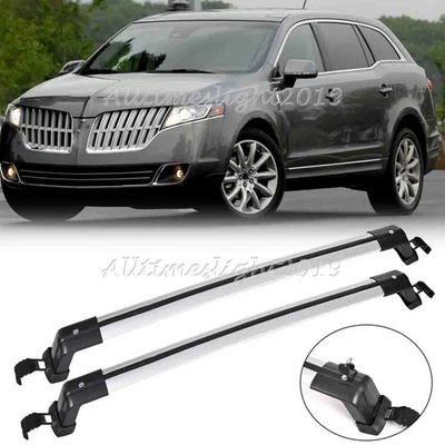 For Lincoln MKT 2010-2019 Car Roof Rack Cross Bar Aluminum Cargo Luggage Carrier Foto 1 de 4