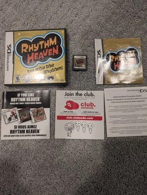 Rhythm Heaven (Nintendo DS) COMPLETE CIB W/ INSERTS - Image 1 of 4
