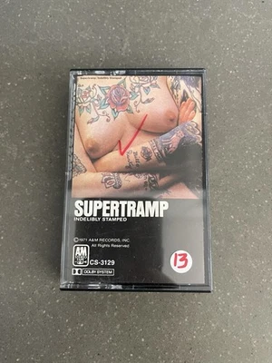 SUPERTRAMP - Indelibly Stamped (Cassette, 1976) A&M Records RARE* FULLY TESTED - Image 1 of 4